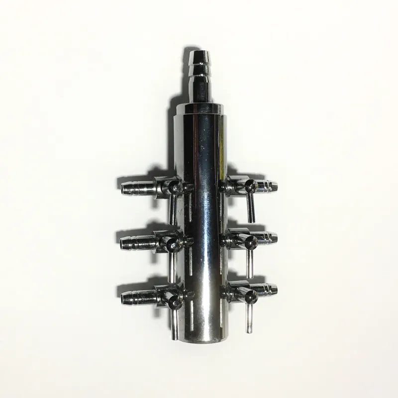 Osaga Luftverteiler 6-fach Tülle 8/10 mm Metall verzinkt Expressversand